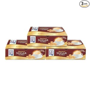 Uttam Sugar Brown Sugar Cubes | Pack of 3 | 500G Each