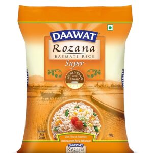 Daawat Rozana Super, Naturally Aged, Rich Aroma 5kg