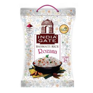 India Gate Basmati Rice Rozana, 5kg